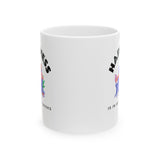Bookish Mug: Happiness is in Reading Books | Ceramic Mug 11oz