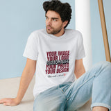 Custom Organic Staple T-shirt (Add Your Own Text or Design)