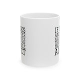 Bookish Mug: If books and coffee are narcotics, then I am an incurable addict. | Ceramic Mug 11oz