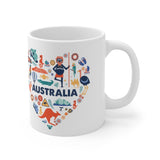 Australia Mug 2 | Keepsake Mug | Novelty Mug | Ceramic Mug 11oz