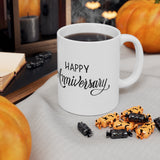 Happy Anniversary Mug 4 | Keepsake Mug | Novelty Mug | Ceramic Mug 11oz