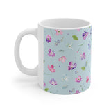 Floral Mug | Decorative Mug | Mix and Match Mug | Novelty Mug | Ceramic Mug 11oz