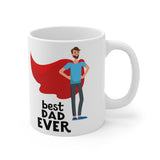 A Mug for Him: Best Dad Ever | Father's Day Mug | Keepsake Mug | Novelty Mug | Ceramic Mug 11oz