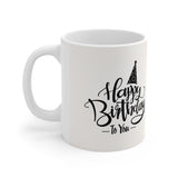 Happy Birthday Mug 4 | Keepsake Mug | Novelty Mug | Ceramic Mug 11oz