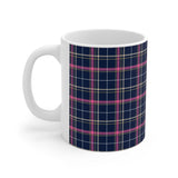 Pattern Mug: Plaid | Decorative Mug | Mix and Match Mug | Novelty Mug | Ceramic Mug 11oz