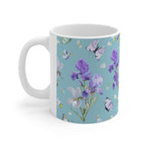 Floral Mug | Decorative Mug | Mix and Match Mug | Novelty Mug | Ceramic Mug 11oz