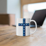 A Mug of Faith: Love God (Computer Keys Theme) | Ceramic Mug 11oz
