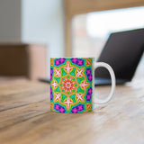 Pattern Mug: Psychedelic | Boho Mug | Bohemian Mug | Decorative Mug | Mix and Match Mug | Novelty Mug | Ceramic Mug 11oz