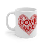 A Mug of Faith: Love God Life | Ceramic Mug 11oz