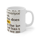 A Mug of Faith: God is Love | Ceramic Mug 11oz