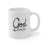 A Mug of Faith: God Answers Prayers | Ceramic Mug 11oz