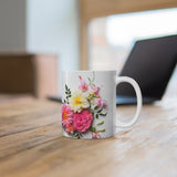 Floral Mug | Decorative Mug | Mix and Match Mug | Novelty Mug | Ceramic Mug 11oz