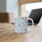 Floral Mug | Decorative Mug | Mix and Match Mug | Novelty Mug | Ceramic Mug 11oz