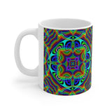 Pattern Mug: Psychedelic | Boho Mug | Bohemian Mug | Decorative Mug | Mix and Match Mug | Novelty Mug | Ceramic Mug 11oz
