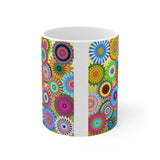 Pattern Mug: Psychedelic | Boho Mug | Bohemian Mug | Decorative Mug | Mix and Match Mug | Novelty Mug | Ceramic Mug 11oz