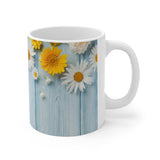 Floral Mug | Decorative Mug | Mix and Match Mug | Novelty Mug | Ceramic Mug 11oz