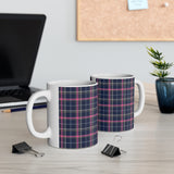 Pattern Mug: Plaid | Decorative Mug | Mix and Match Mug | Novelty Mug | Ceramic Mug 11oz