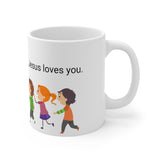A Mug of Faith: Jesus Loves You | Ceramic Mug 11oz