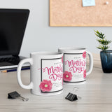 A Mug for Her: Happy Mother's Day | Mother's Day Mug | Keepsake Mug | Novelty Mug | Ceramic Mug 11oz