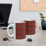 Pattern Mug: Plaid | Decorative Mug | Mix and Match Mug | Novelty Mug | Ceramic Mug 11oz