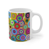 Pattern Mug: Psychedelic | Boho Mug | Bohemian Mug | Decorative Mug | Mix and Match Mug | Novelty Mug | Ceramic Mug 11oz