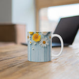 Floral Mug | Decorative Mug | Mix and Match Mug | Novelty Mug | Ceramic Mug 11oz