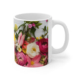 Floral Mug | Decorative Mug | Mix and Match Mug | Novelty Mug | Ceramic Mug 11oz