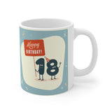 18th Birthday Present Mug 2 | 18th Birthday Gift Mug