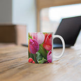 Floral Mug | Decorative Mug | Mix and Match Mug | Novelty Mug | Ceramic Mug 11oz