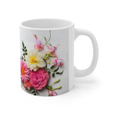 Floral Mug | Decorative Mug | Mix and Match Mug | Novelty Mug | Ceramic Mug 11oz