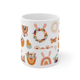 Boho Mug | Bohemian Mug | Decorative Mug | Mix and Match Mug | Novelty Mug | Ceramic Mug 11oz