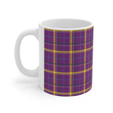 Pattern Mug: Plaid | Decorative Mug | Mix and Match Mug | Novelty Mug | Ceramic Mug 11oz