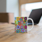Pattern Mug: Psychedelic | Boho Mug | Bohemian Mug | Decorative Mug | Mix and Match Mug | Novelty Mug | Ceramic Mug 11oz