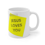 A Mug of Faith: Jesus Loves You | Ceramic Mug 11oz
