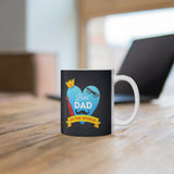 A Mug for Him: Best Dad in the World | Father's Day Mug | Keepsake Mug | Novelty Mug | Ceramic Mug 11oz