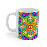 Pattern Mug: Psychedelic | Boho Mug | Bohemian Mug | Decorative Mug | Mix and Match Mug | Novelty Mug | Ceramic Mug 11oz