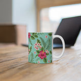 Floral Mug | Decorative Mug | Mix and Match Mug | Novelty Mug | Ceramic Mug 11oz