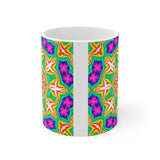 Pattern Mug: Psychedelic | Boho Mug | Bohemian Mug | Decorative Mug | Mix and Match Mug | Novelty Mug | Ceramic Mug 11oz