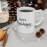 Happy Anniversary Mug 4 | Keepsake Mug | Novelty Mug | Ceramic Mug 11oz