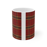 Pattern Mug: Plaid | Decorative Mug | Mix and Match Mug | Novelty Mug | Ceramic Mug 11oz