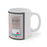 Happy Birthday Mug 2 | Keepsake Mug | Novelty Mug | Ceramic Mug 11oz