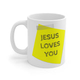 A Mug of Faith: Jesus Loves You | Ceramic Mug 11oz