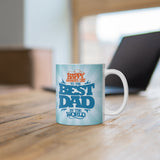 A Mug for Him: Happy Father's Day to the Best Dad | Father's Day Mug | Keepsake Mug | Novelty Mug | Ceramic Mug 11oz