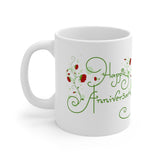 Happy Anniversary Mug 3 | Keepsake Mug | Novelty Mug | Ceramic Mug 11oz