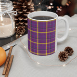 Pattern Mug: Plaid | Decorative Mug | Mix and Match Mug | Novelty Mug | Ceramic Mug 11oz