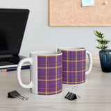 Pattern Mug: Plaid | Decorative Mug | Mix and Match Mug | Novelty Mug | Ceramic Mug 11oz