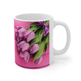 Floral Mug | Decorative Mug | Mix and Match Mug | Novelty Mug | Ceramic Mug 11oz