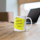 A Mug of Faith: Jesus Loves You | Ceramic Mug 11oz