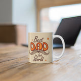 A Mug for Him: Best Dad in the World | Father's Day Mug | Keepsake Mug | Novelty Mug | Ceramic Mug 11oz