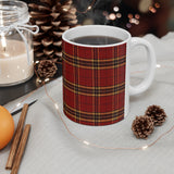 Pattern Mug: Plaid | Decorative Mug | Mix and Match Mug | Novelty Mug | Ceramic Mug 11oz